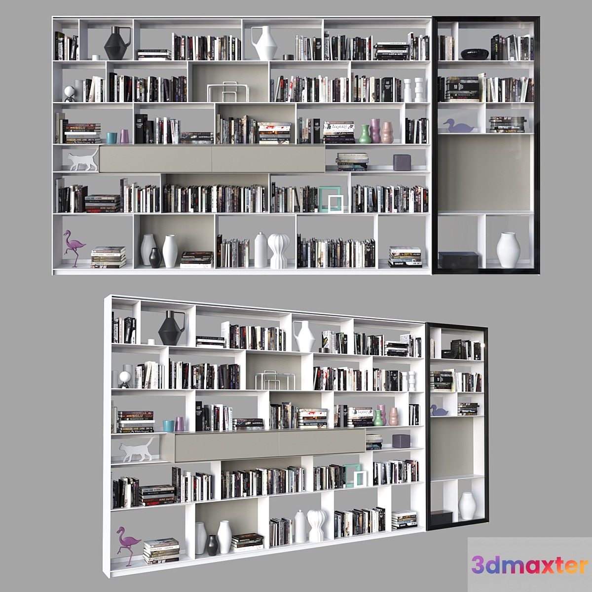 B & B Italia WALLSYSTEMS Flat.C 12 3D Max