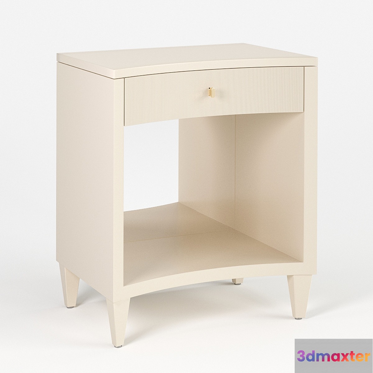 Bedside cabinet White Light Caracole