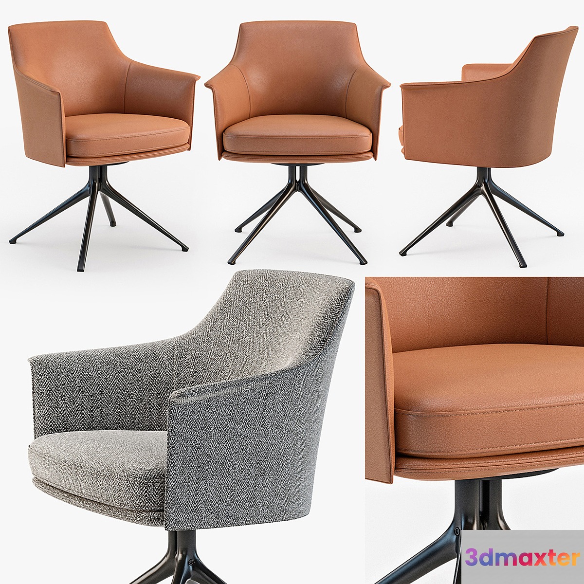Poliform Stanford Bridge chair 3D Max