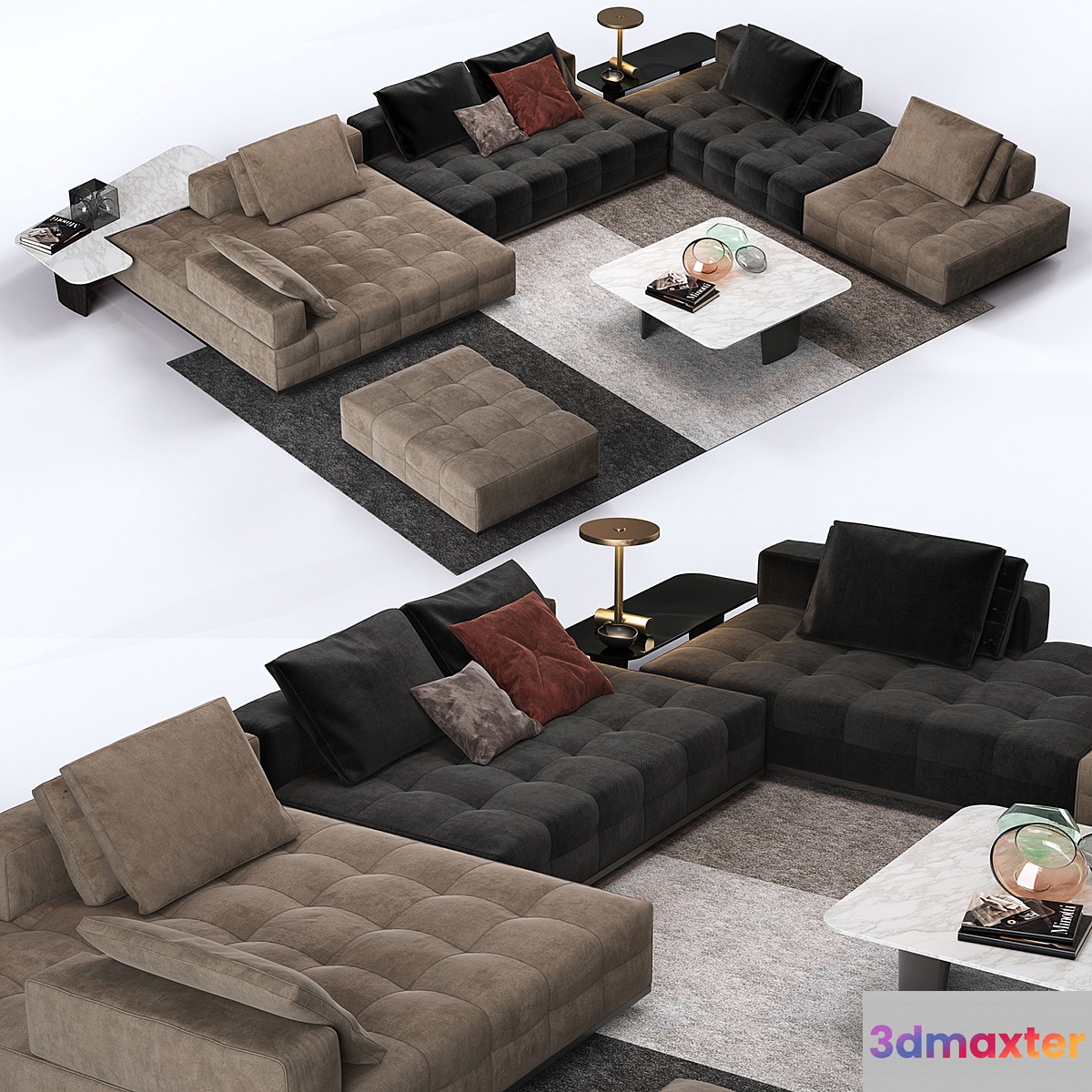 Minotti Lawrence Clan 3D Max