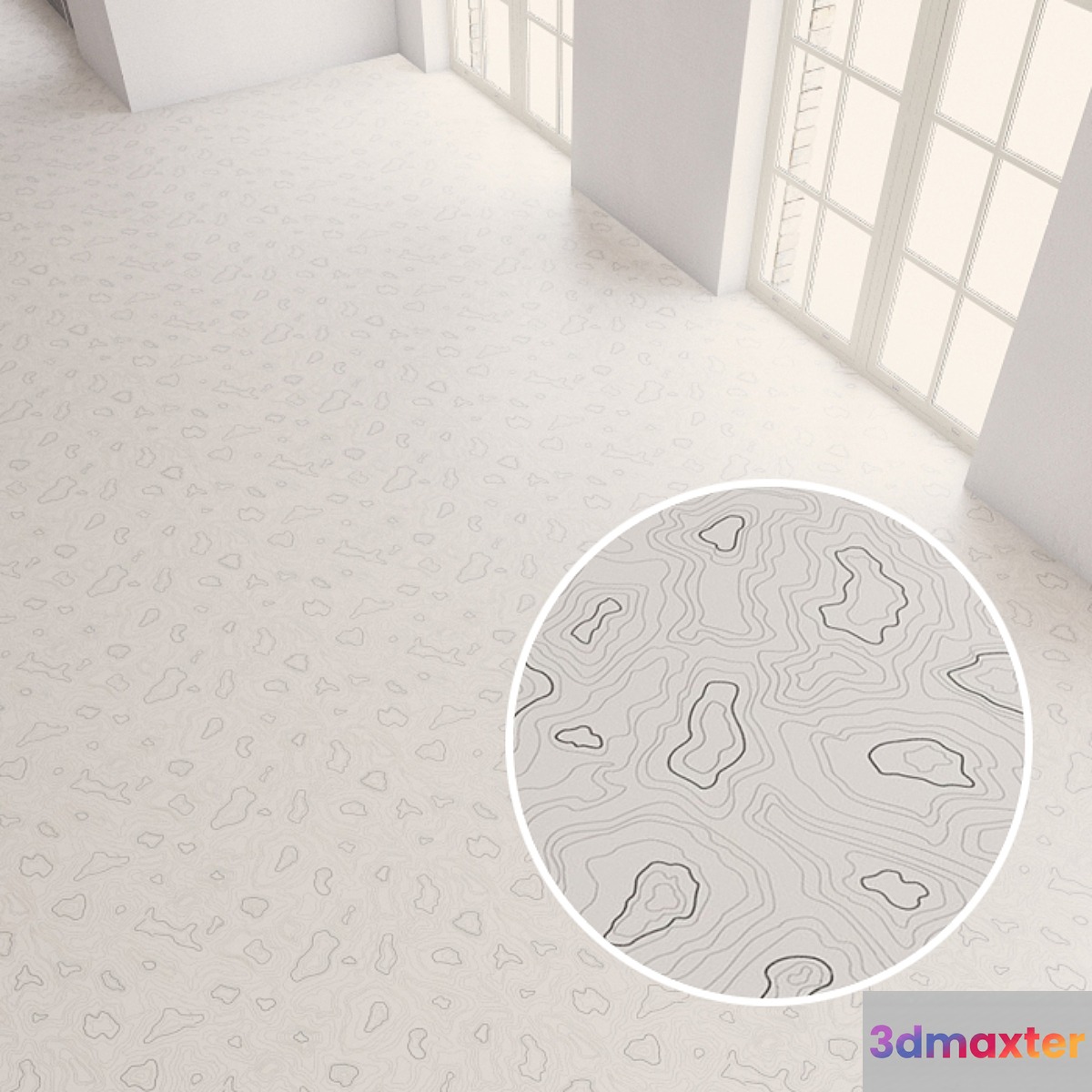 Vinyl tiles 012 3D Max