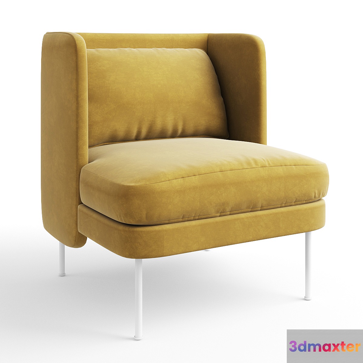 Bloke Velvet Lounge Chair