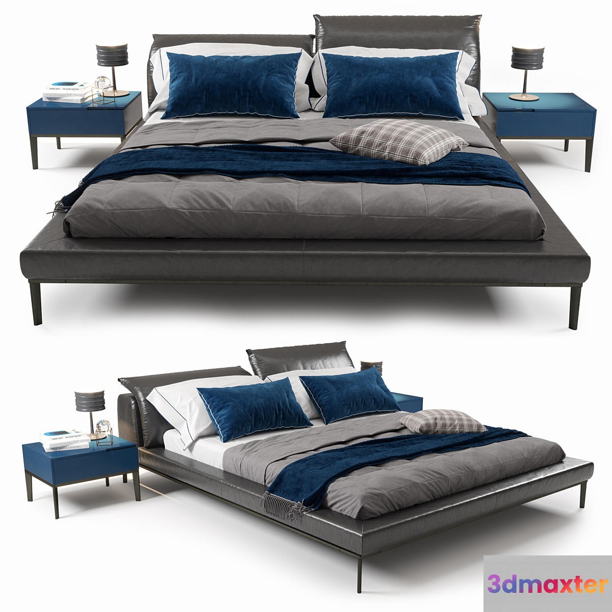 Vela Bed by Natuzzi