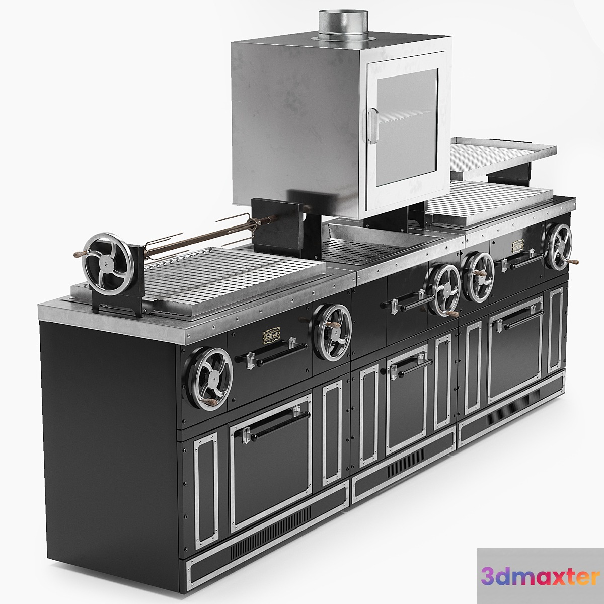 Multifunctional Grillvett Grill 3D Max
