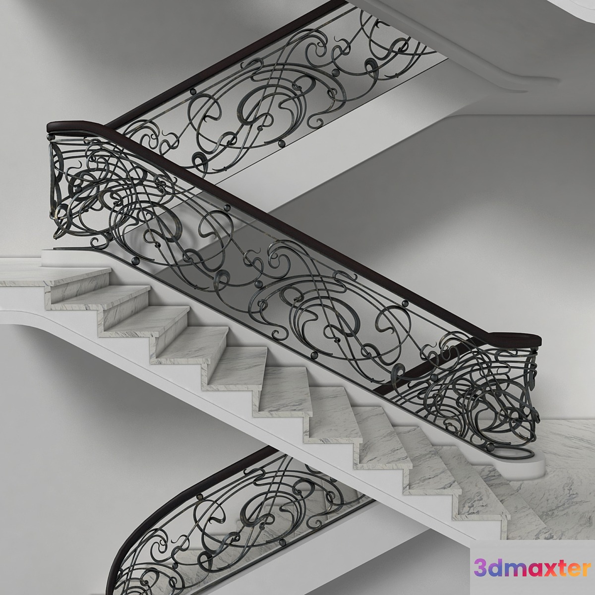 Stairs 3636 3D Max