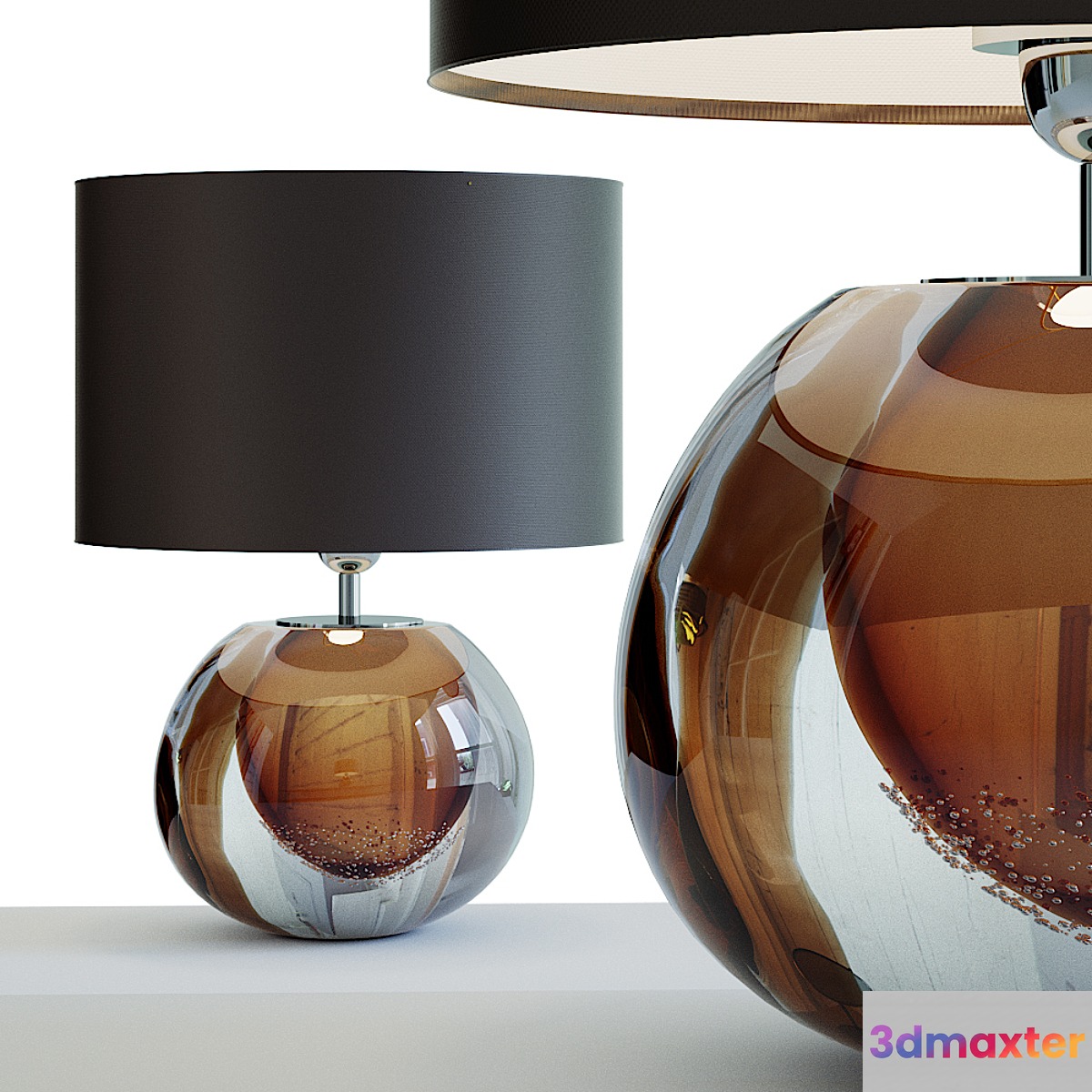 Small Jewel Studio Art Glass Lamp.1 3D Max