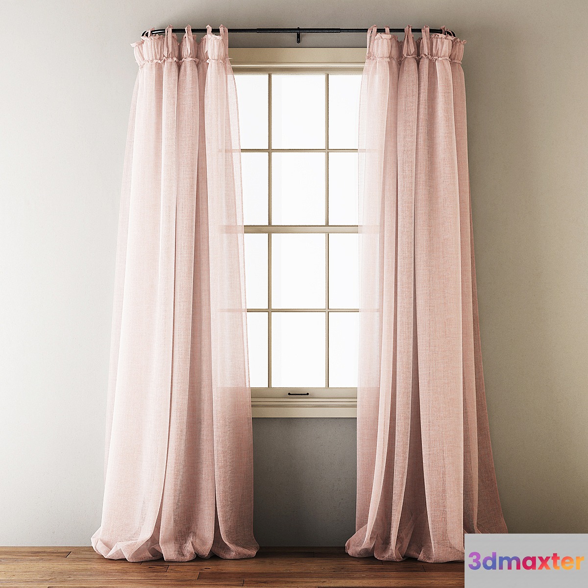Linen Balloon Drapery Curtains