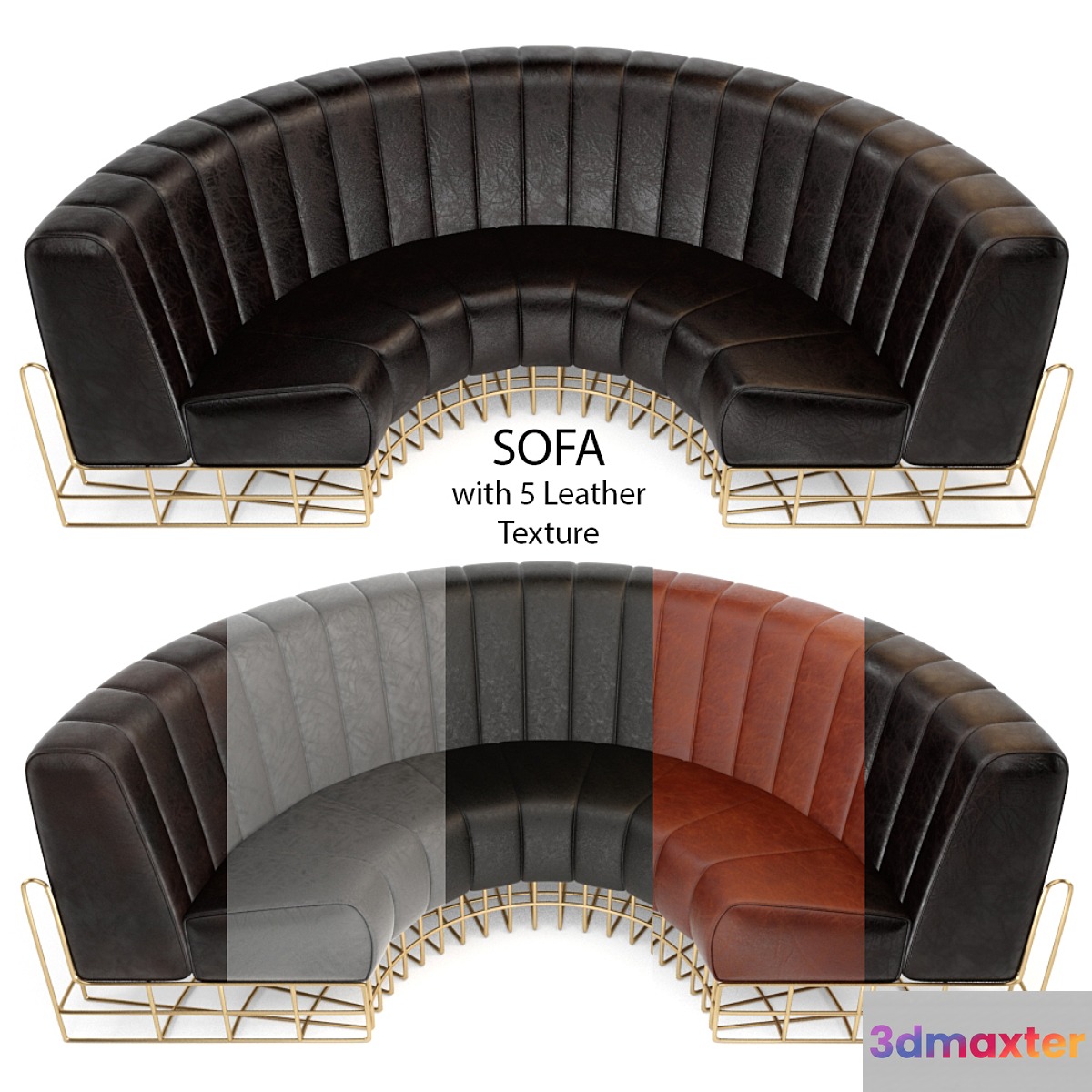 Leather Sofa - No.2