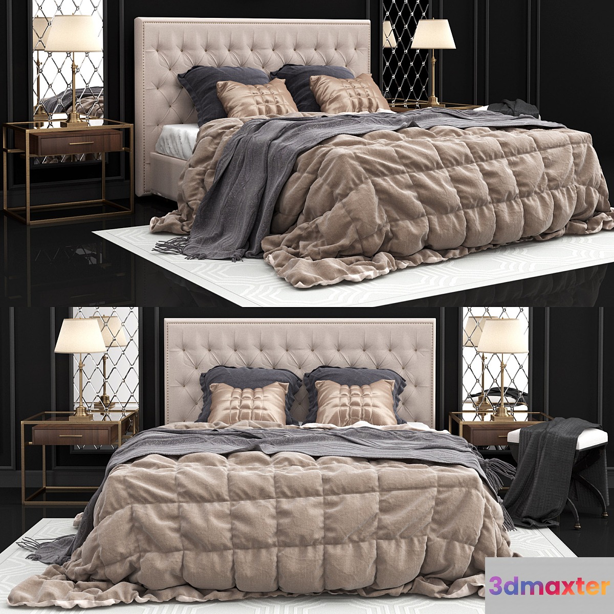 Bed Restoration Hardware Adler