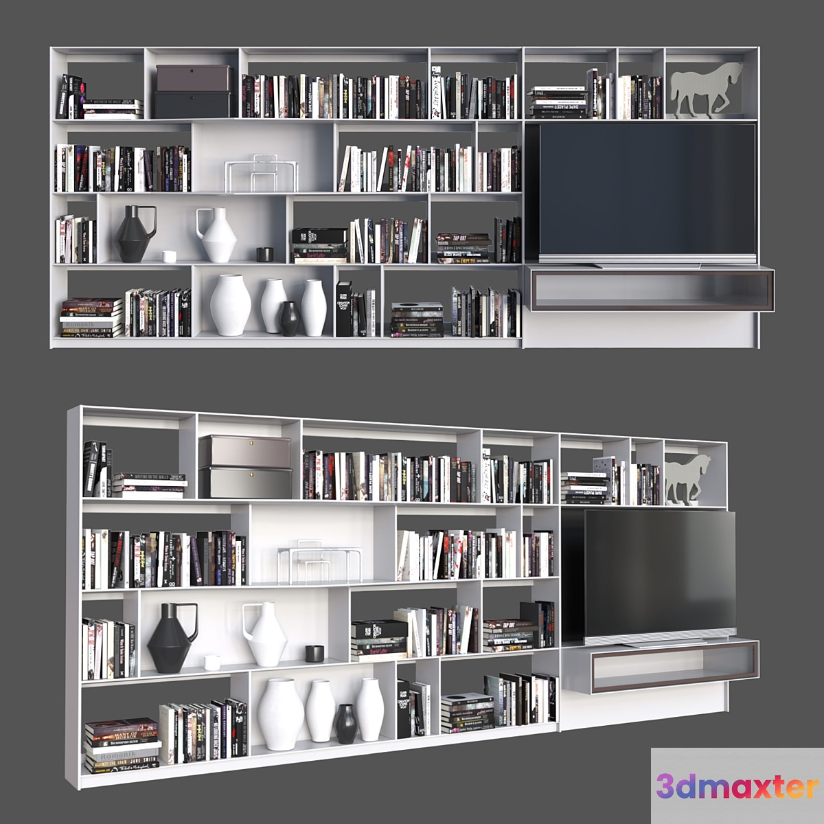 B & B Italia WALLSYSTEMS Flat.C 15 3D Max