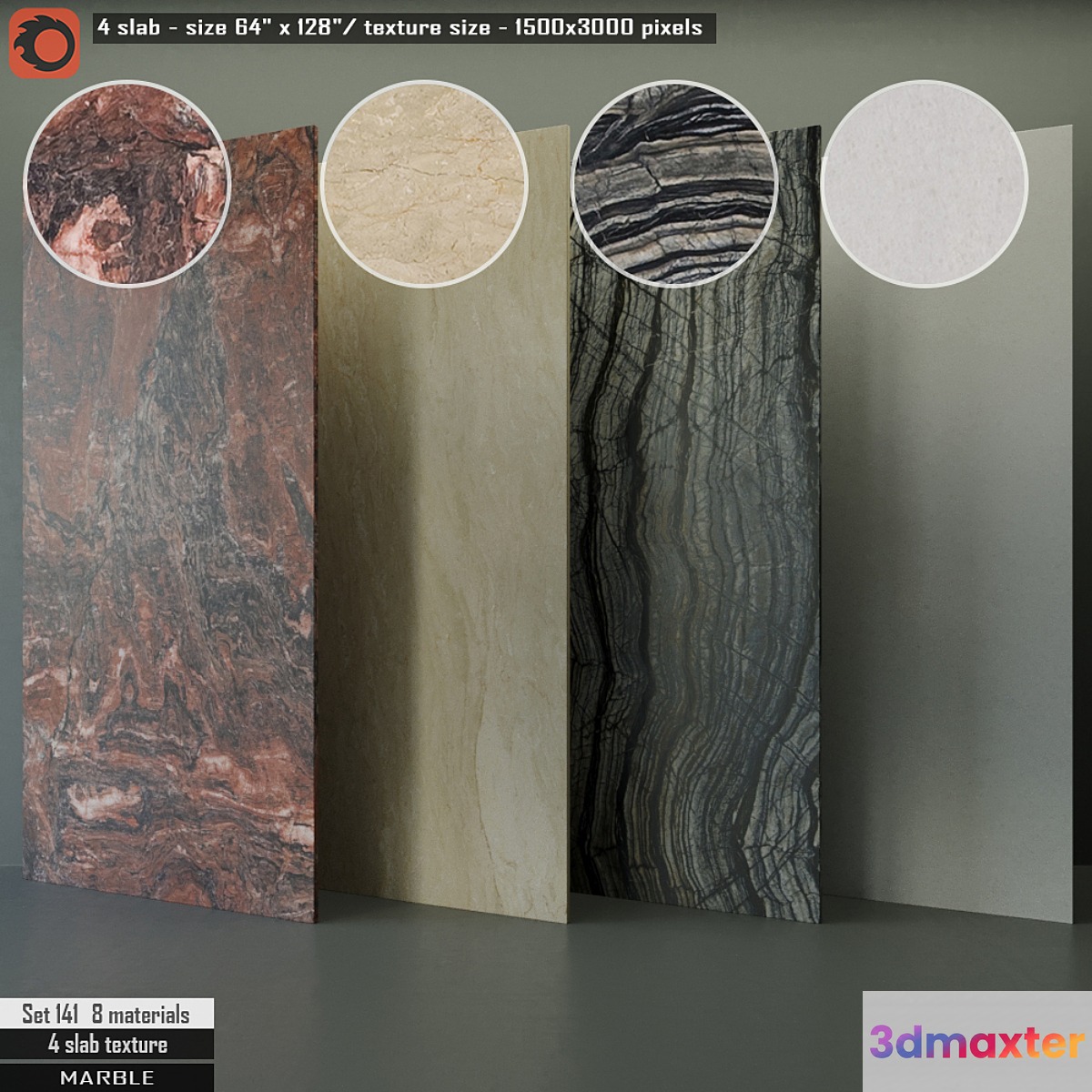 Marble Slab Set 141