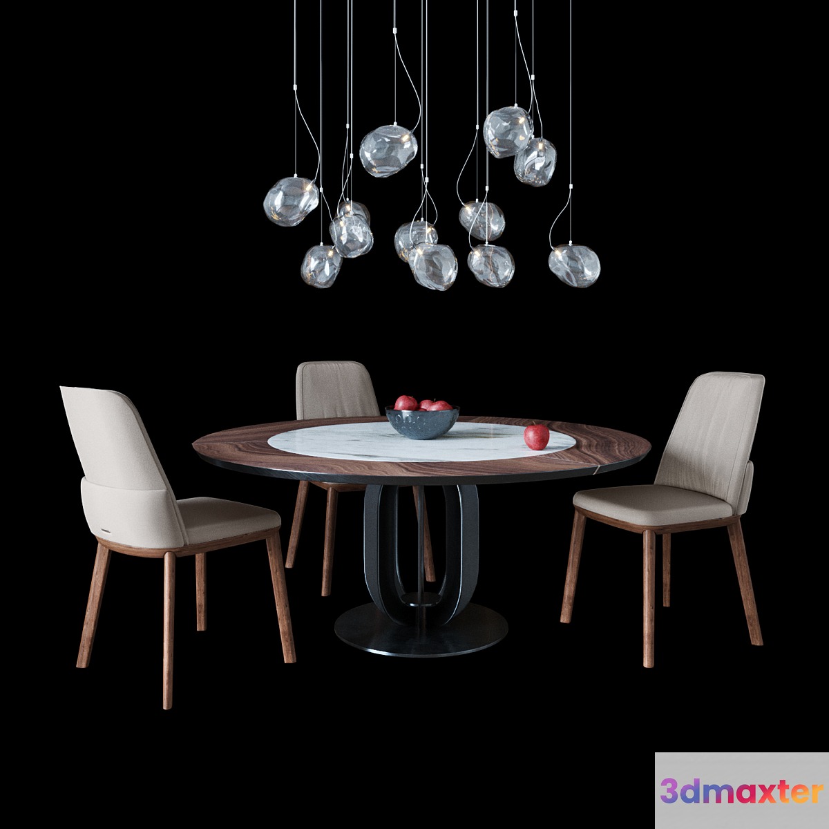 Сattelan italia set 3D Max