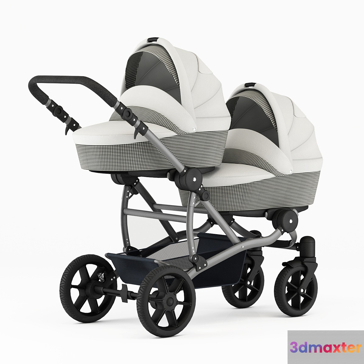Carriage for twins for newborns