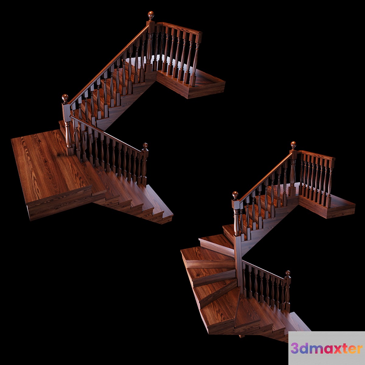 Stairs - No.9 3D Max