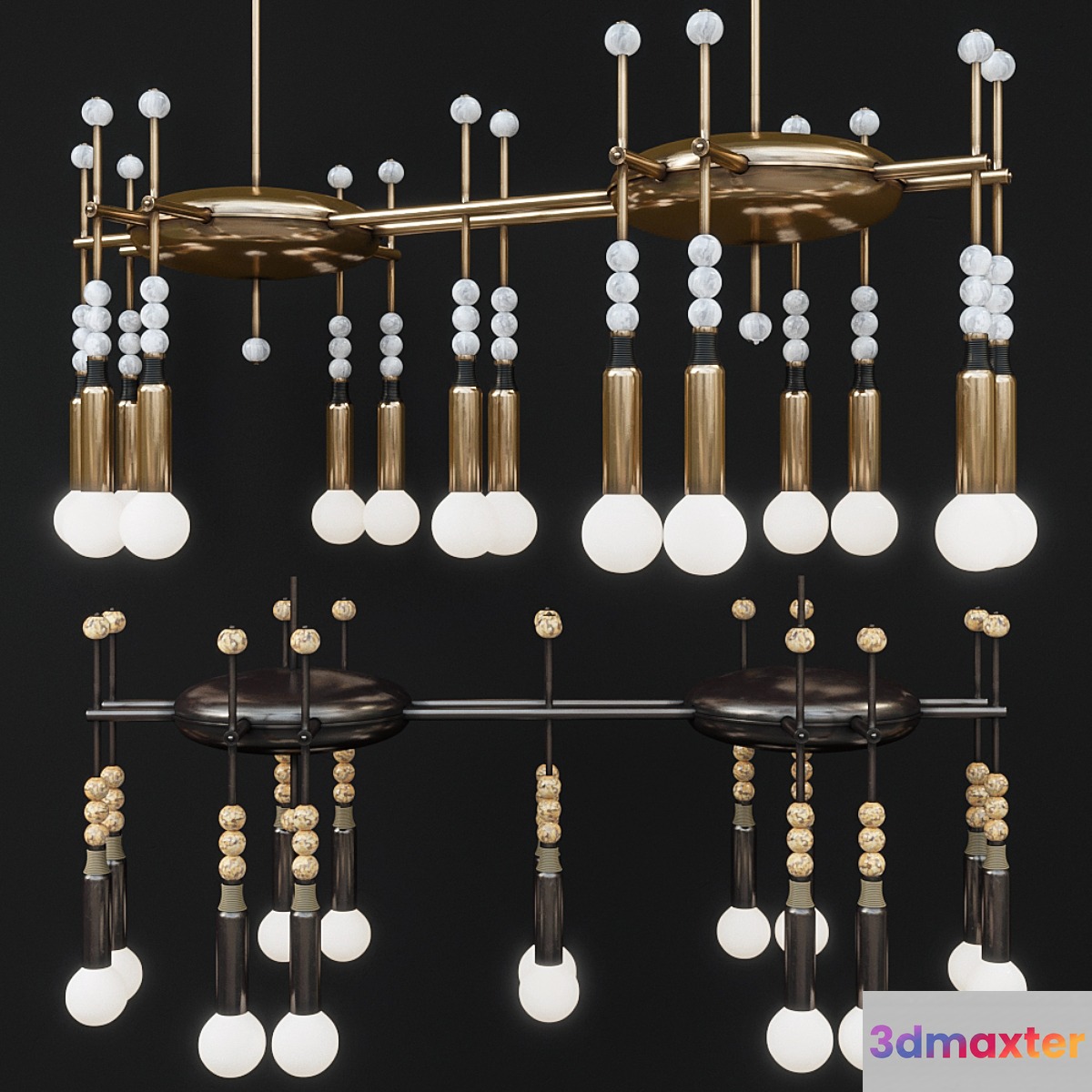 Apparatus Talisman 14 pendant 3D Max