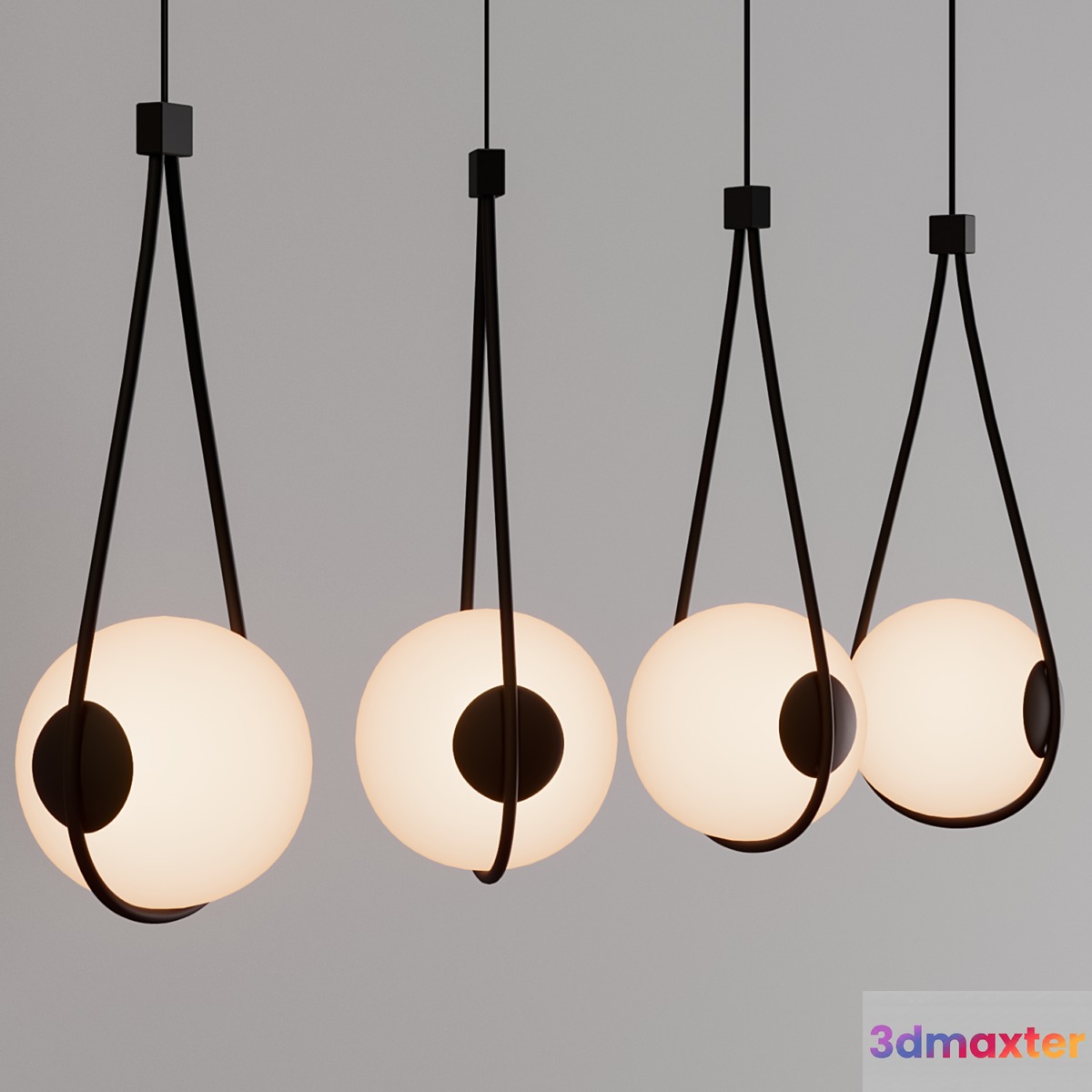 Corda lamp 3D Max