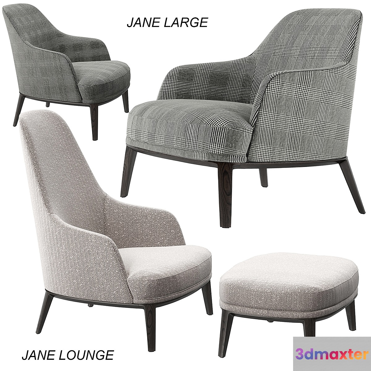 Poliform Jane Large Lounge armchairs set