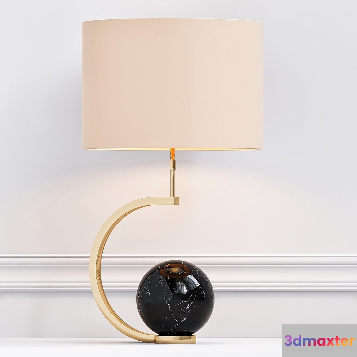 Table Lamp Pagoda Eichholtz 3D Max