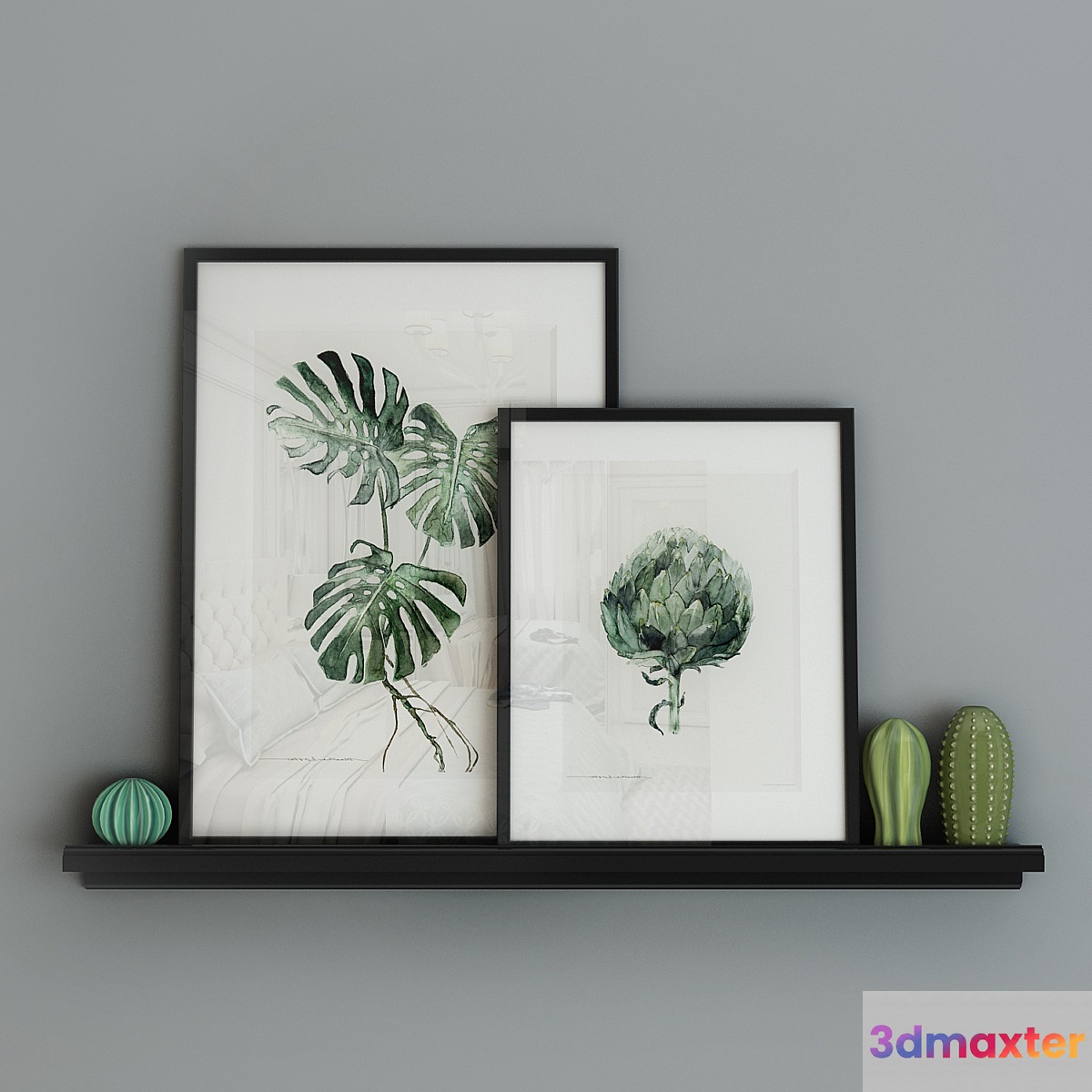 Decorative set with pictures