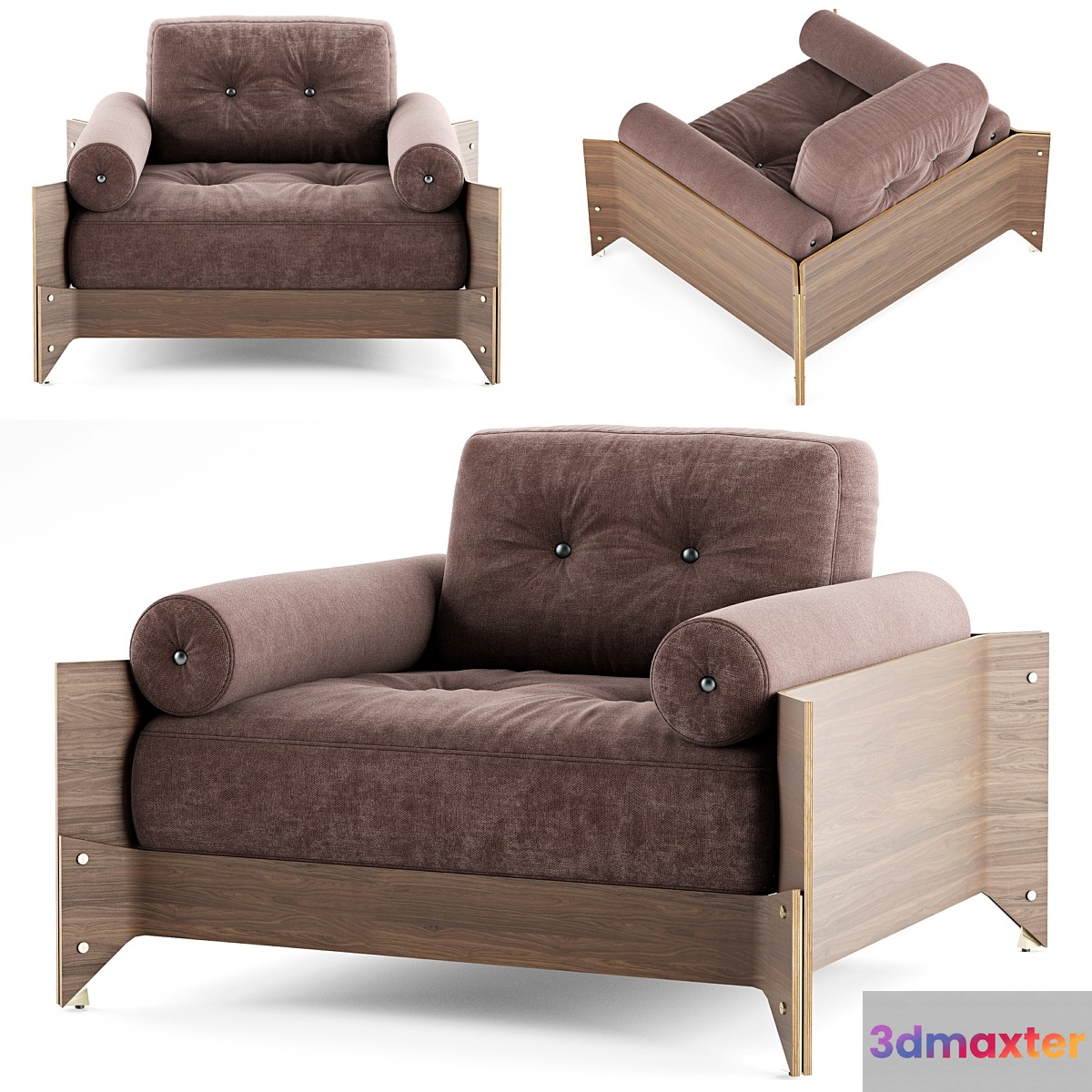 Espasso Brasiliana Armchair 3D Max