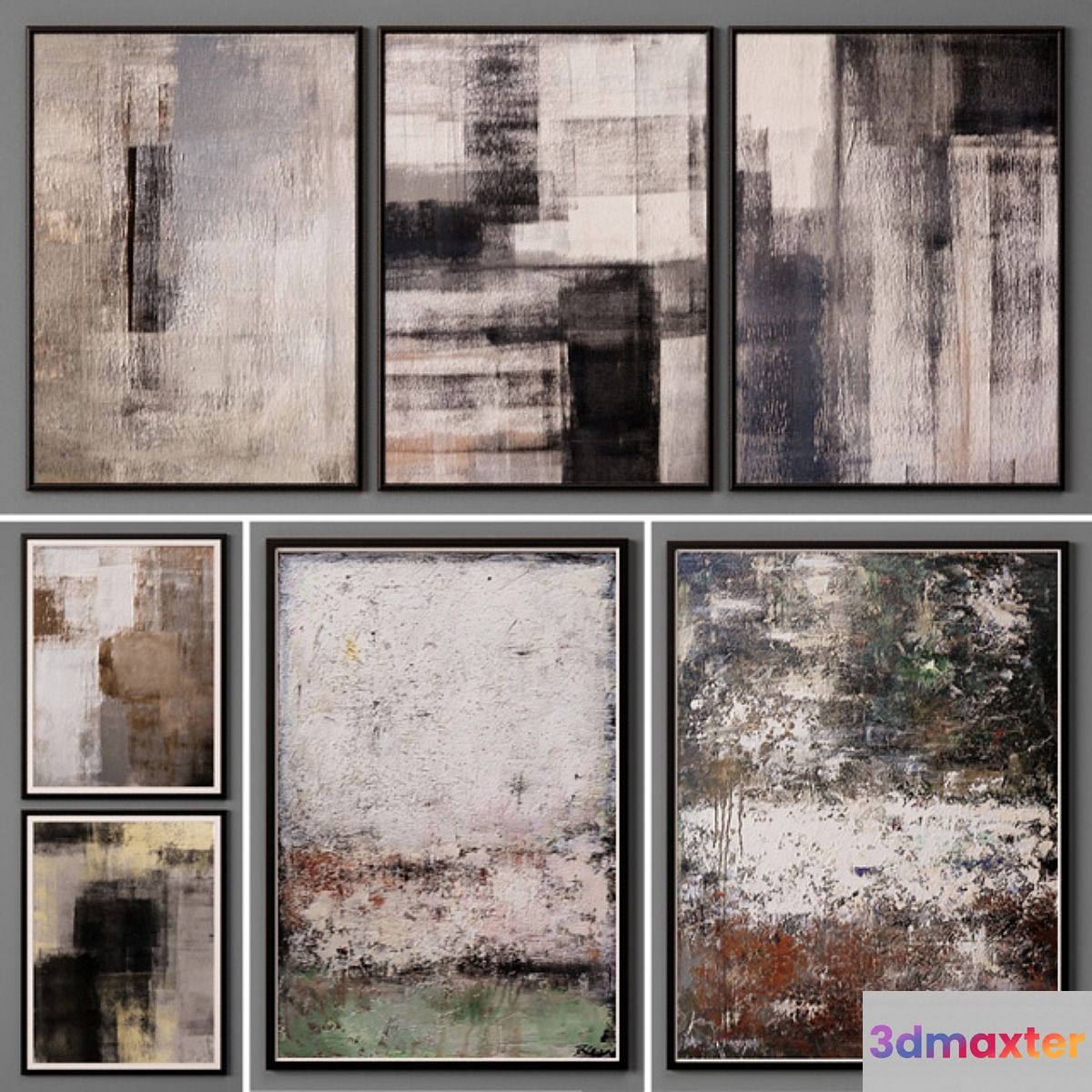 Collection of paintings-90 3D Max