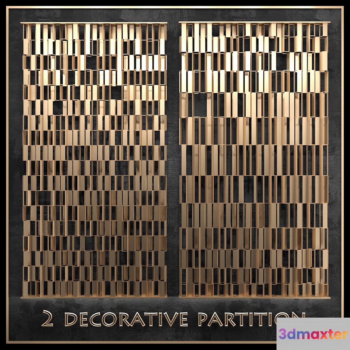 Decorative partition - No.11 3D Max
