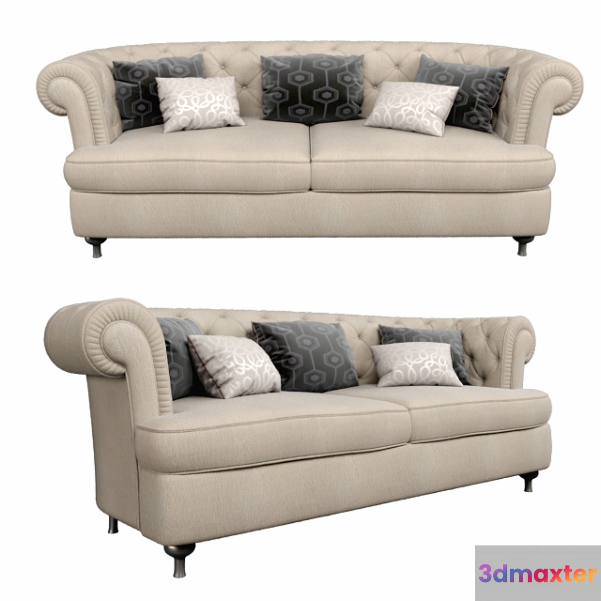 sofa Lisette Opera 3D Max