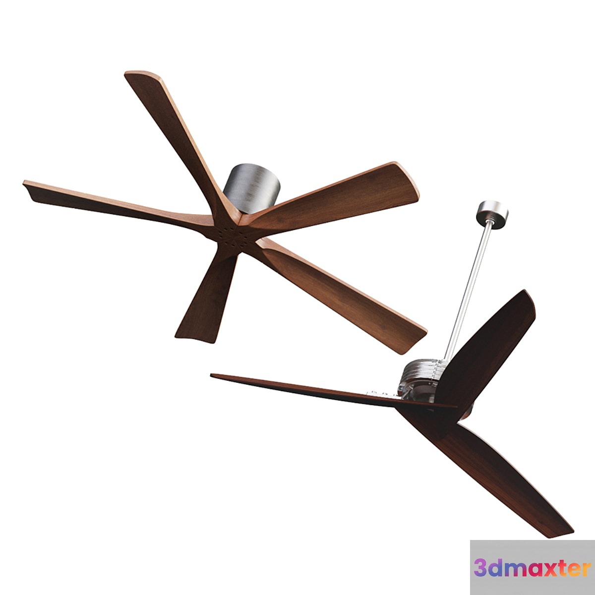 Designer fans x2 3D Max