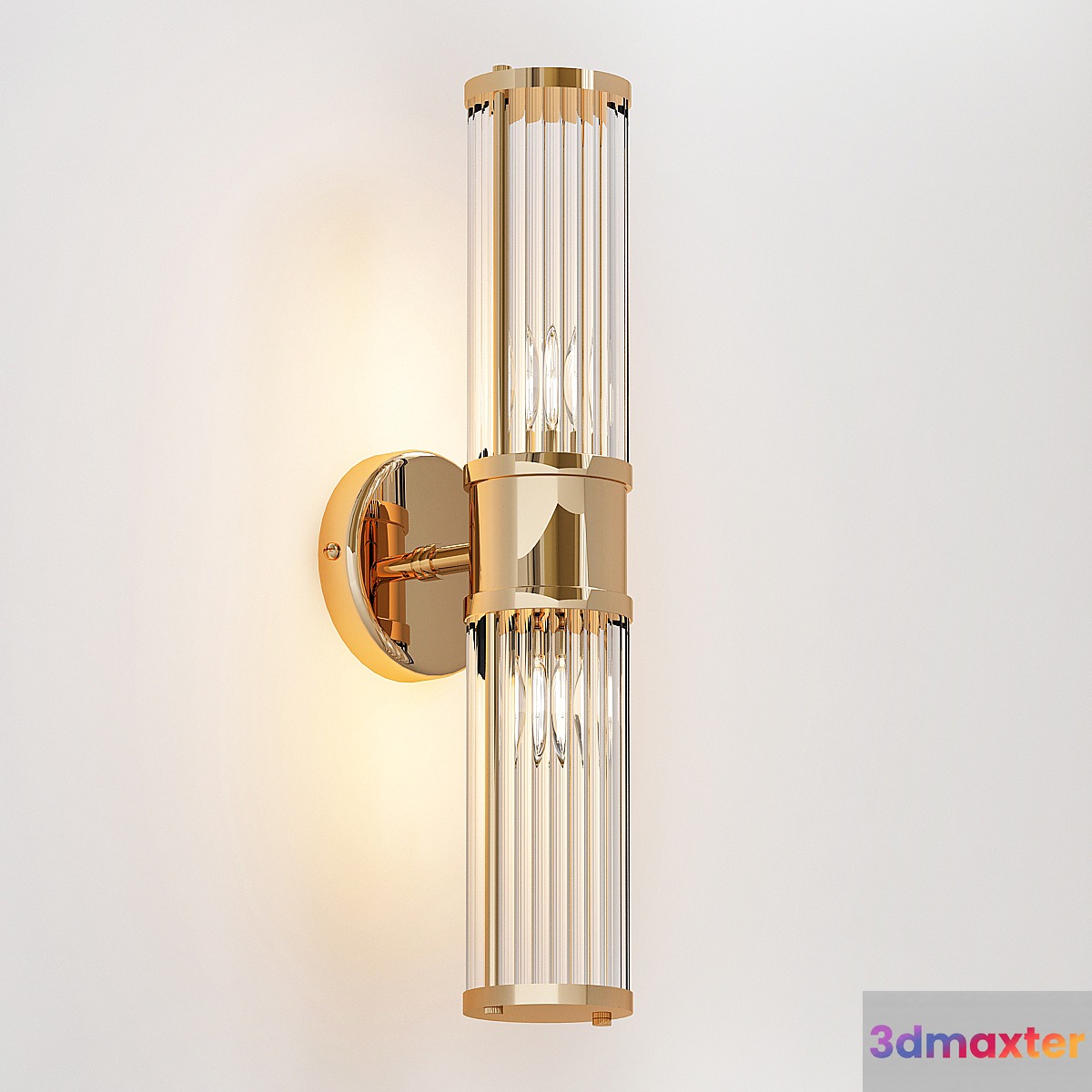 Wall Lamp Claridges Double Eichholtz 3D Max