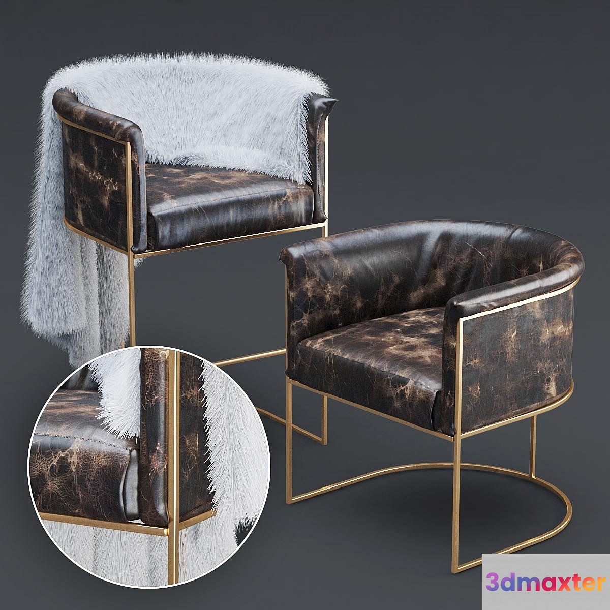 Wexler Barrel Back-armchair & bar stool-set03
