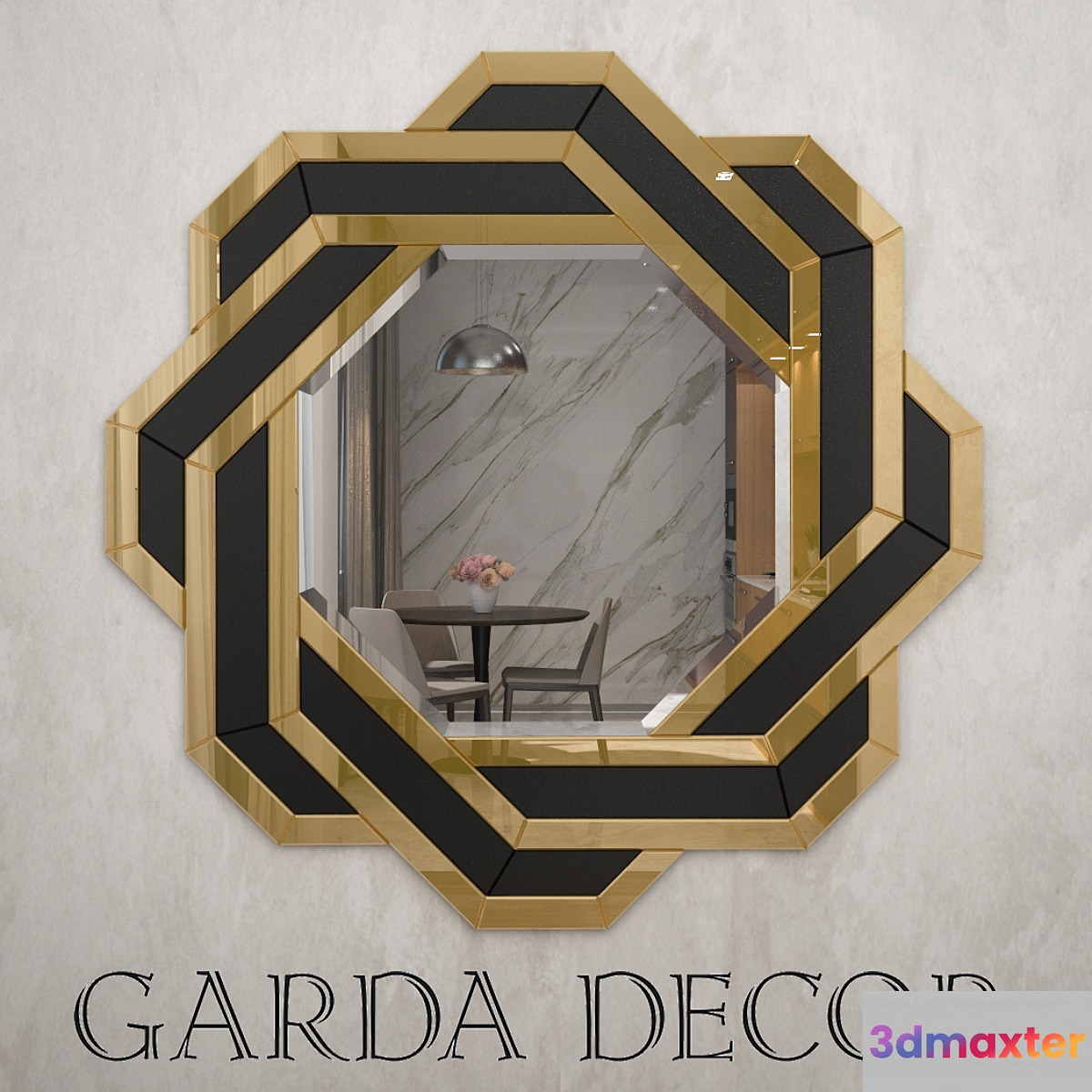 Mirror Garda Decor - No.3 3D Max