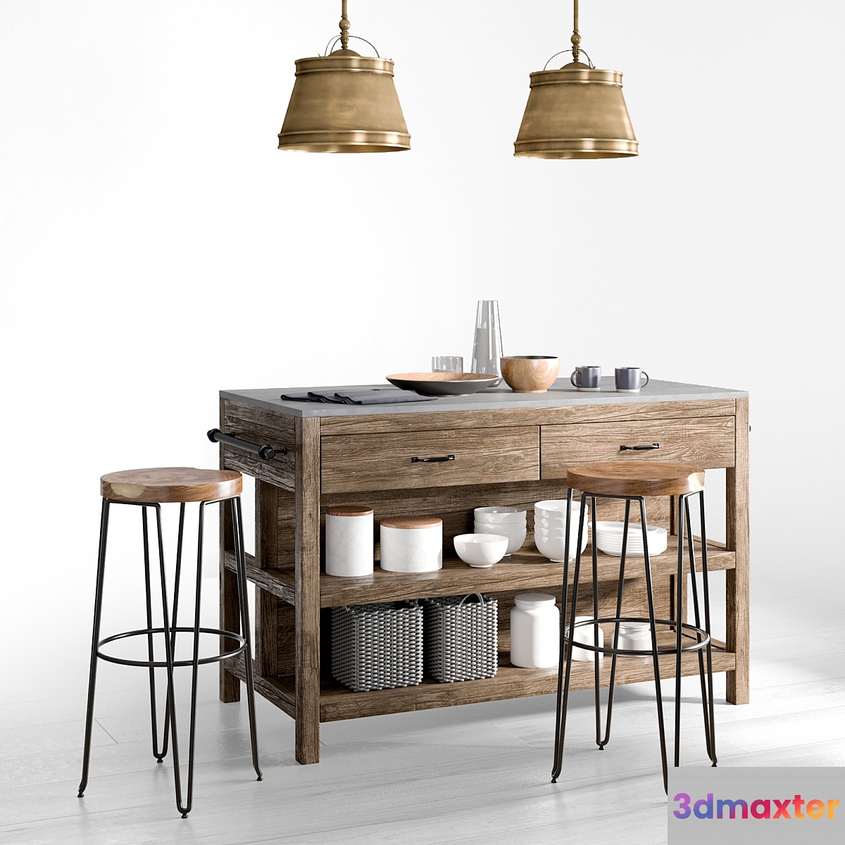 Kitchen Island 1