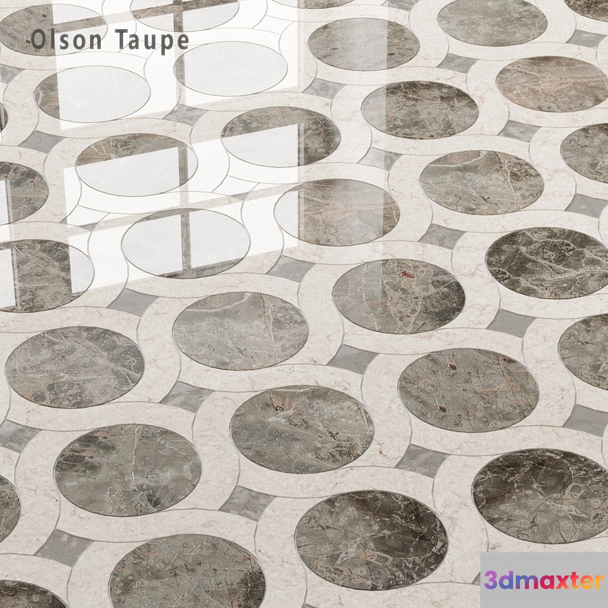 Tile Sicis SiciStone Olson Taupe 3D Max