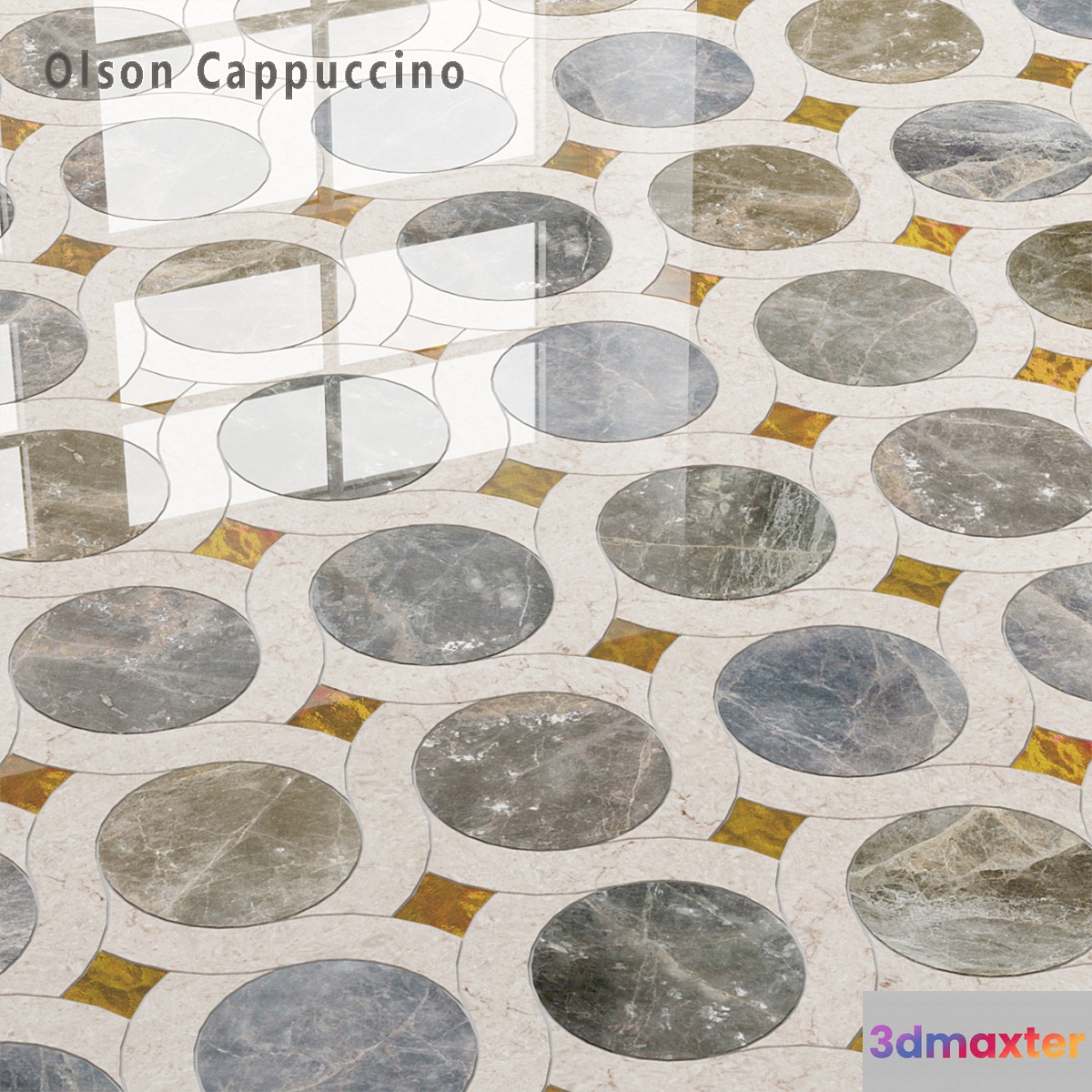 Tile Sicis SiciStone Olson Cappuccino 3D Max