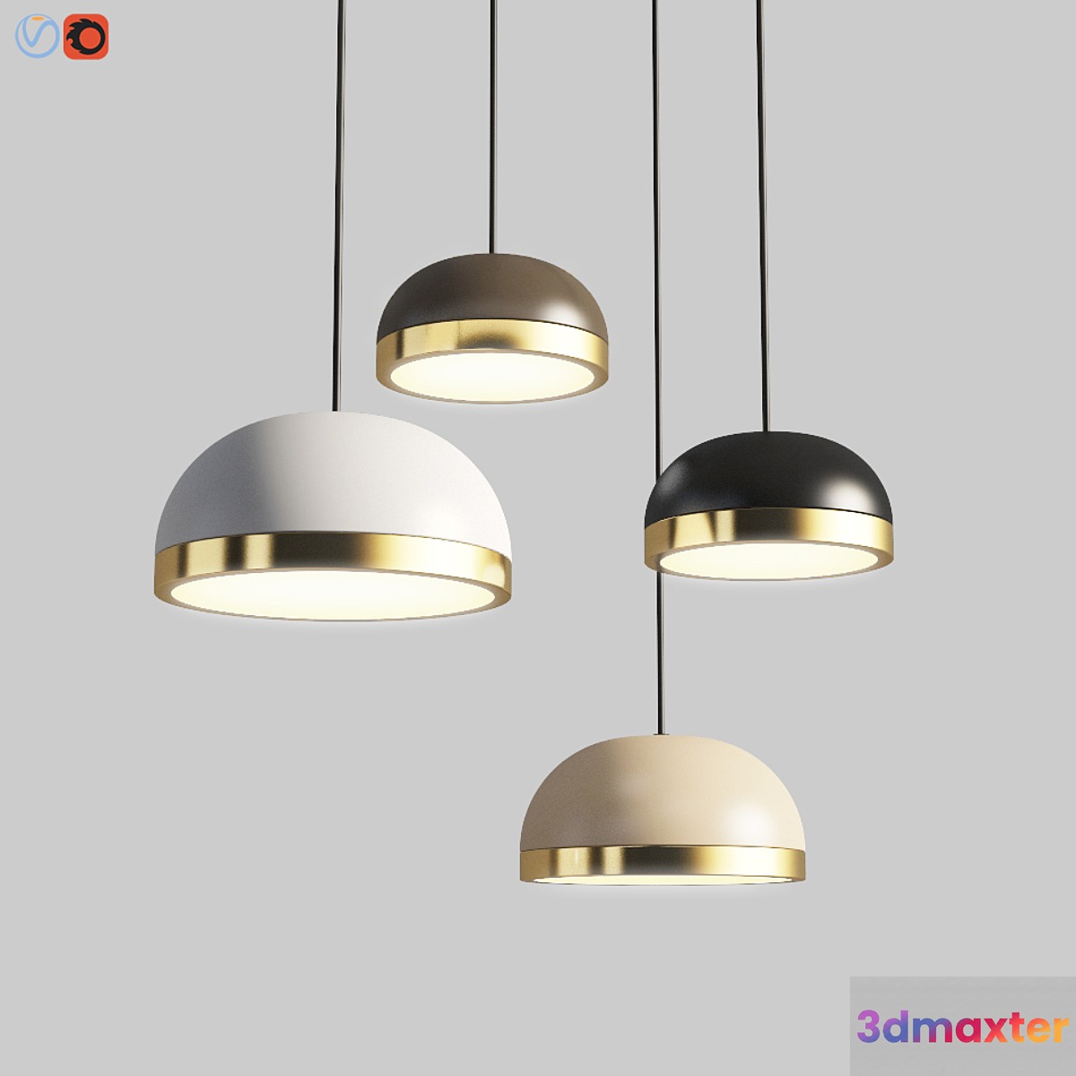 Tooy Molly Suspension Pendant Lamp 3D Max