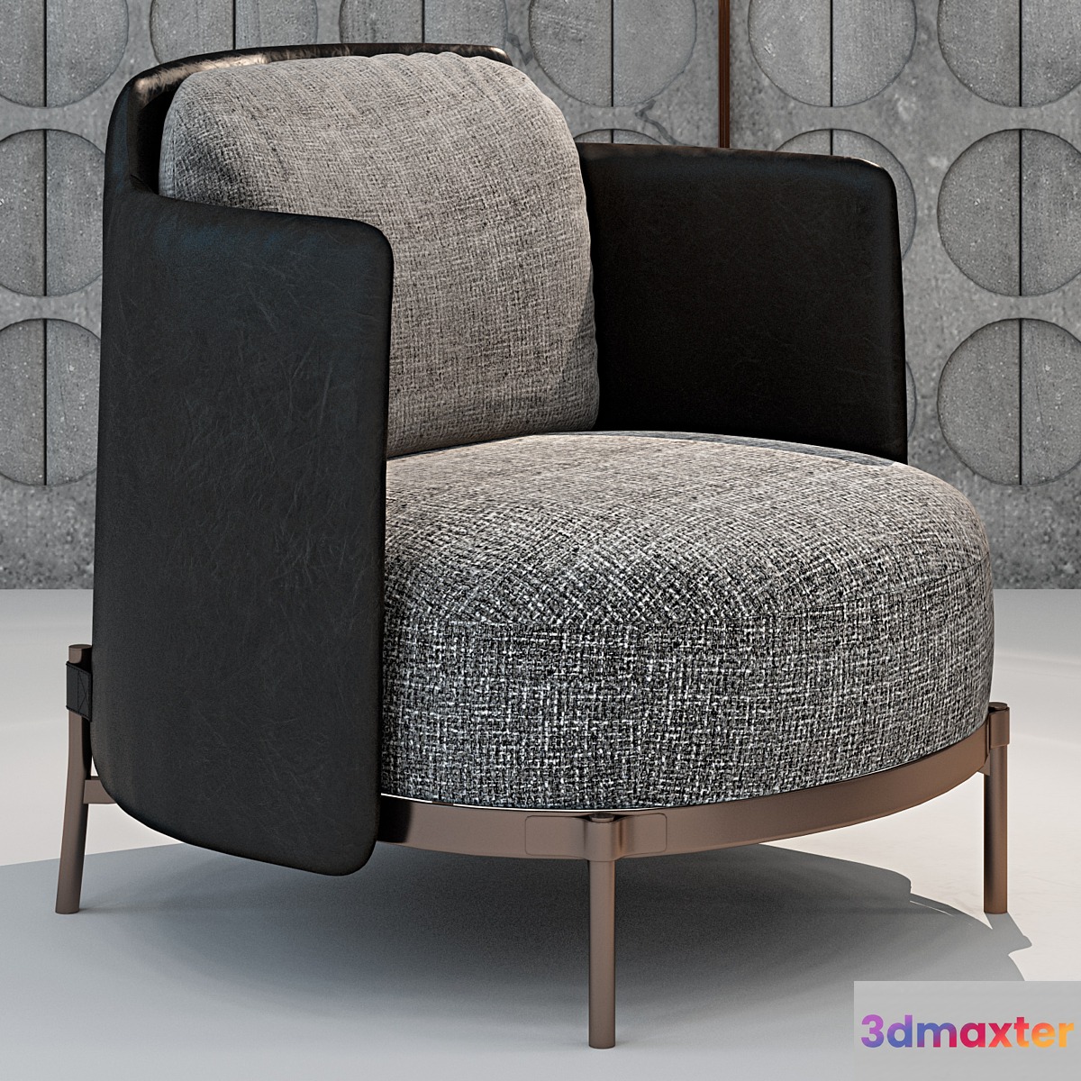 Minotti Tape armchair 3D Max