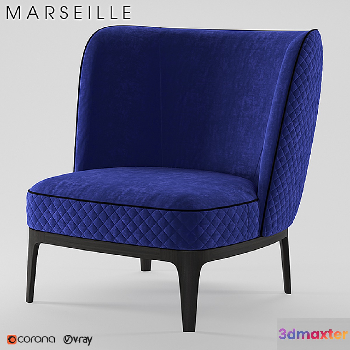 Armchair Marcel Aesthetics 3D Max