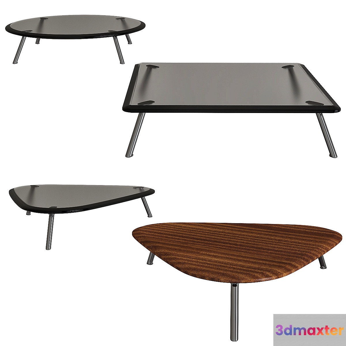 Sullivan Minotti coffee tables 3D Max