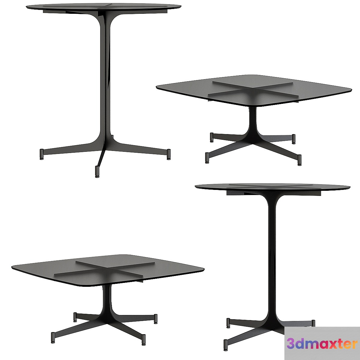 Clyfford Minotti coffee tables 3D Max