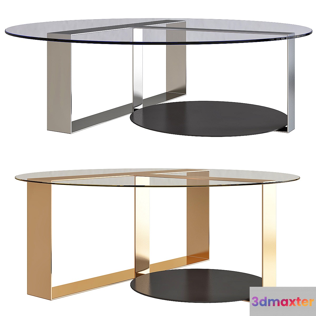 Bresson Minotti coffee tables 3D Max