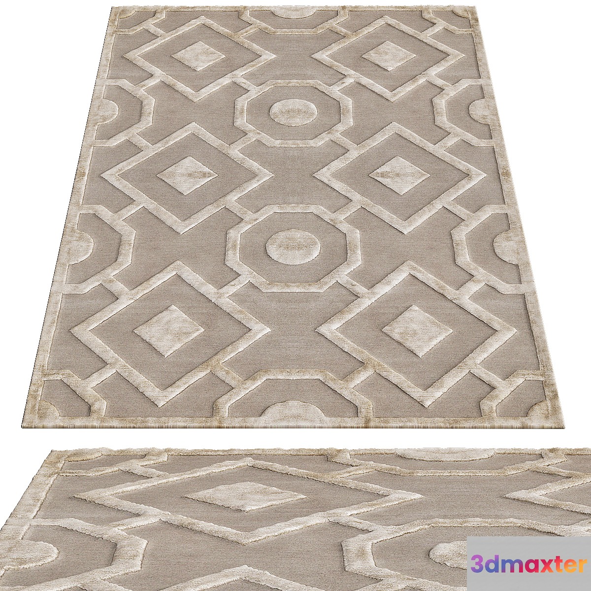 Romy Rug by Suzanne Sharp 3D Max