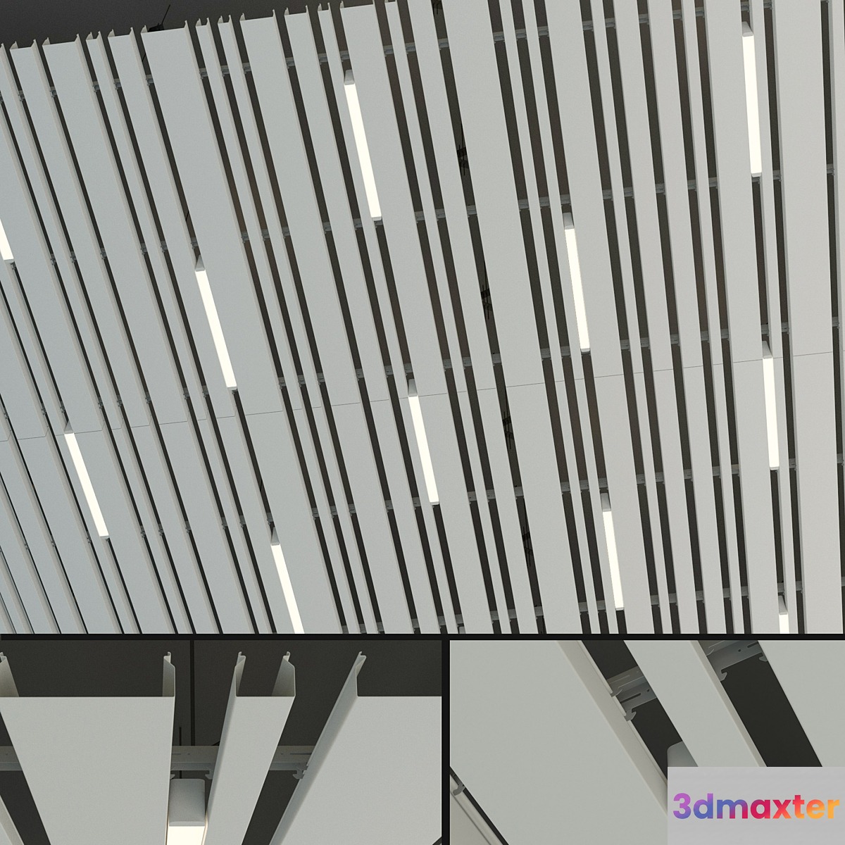 False ceiling 9 3D Max