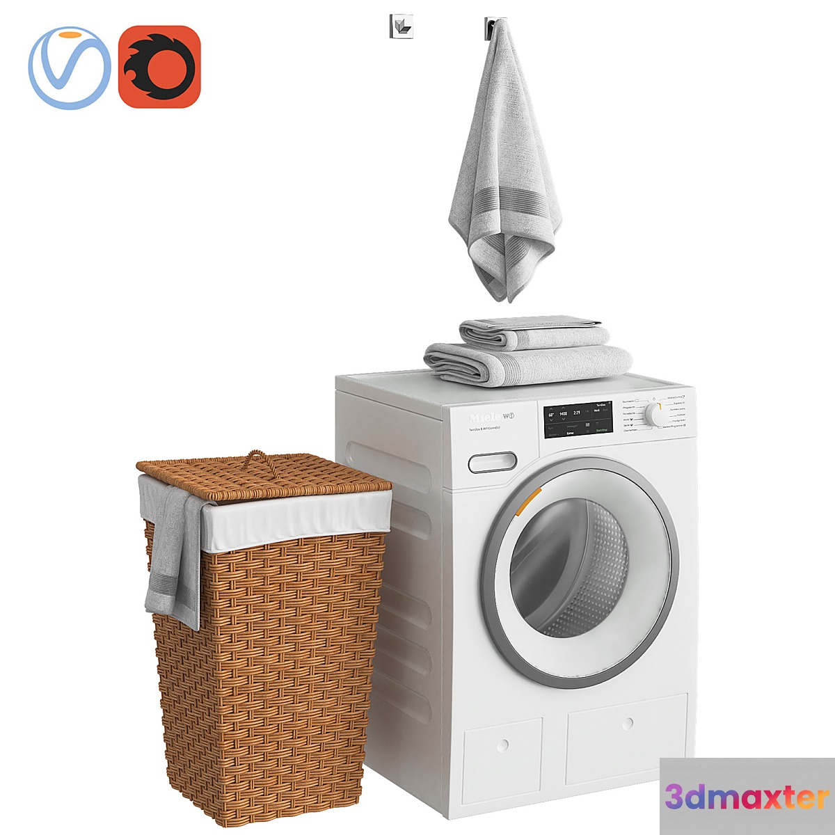Bathroom Set Part 3 3D Max