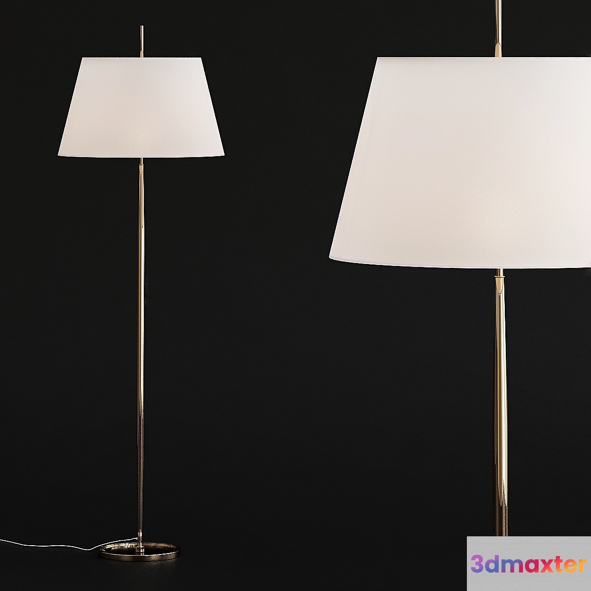 Malin Floor Lamp - Arteriors - No.4