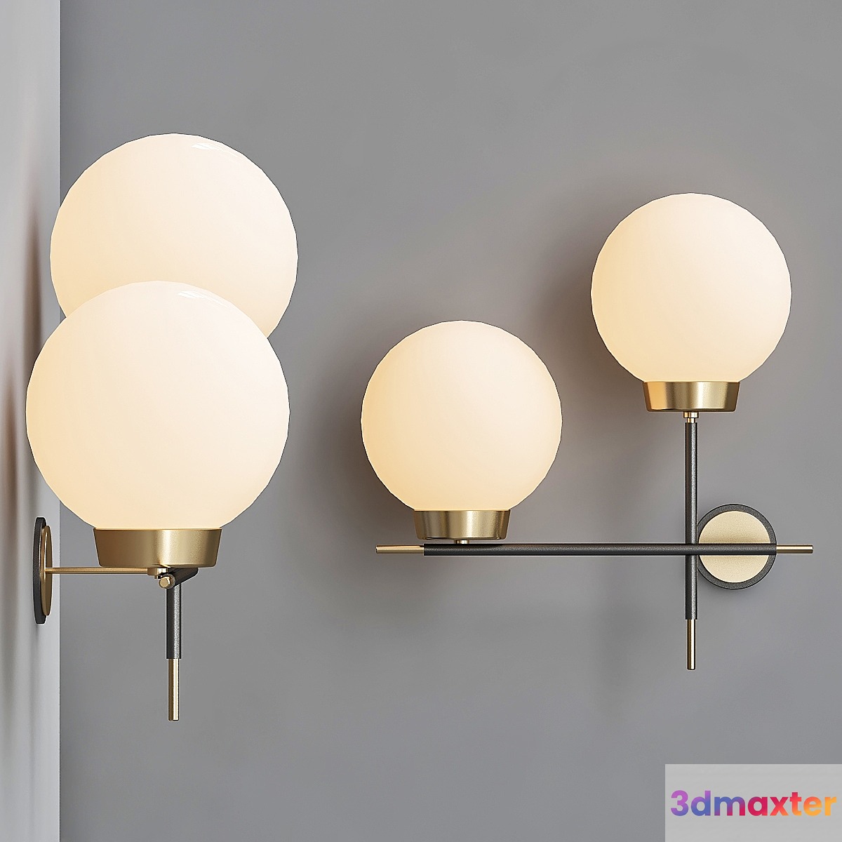 Wall lights_5 3D Max