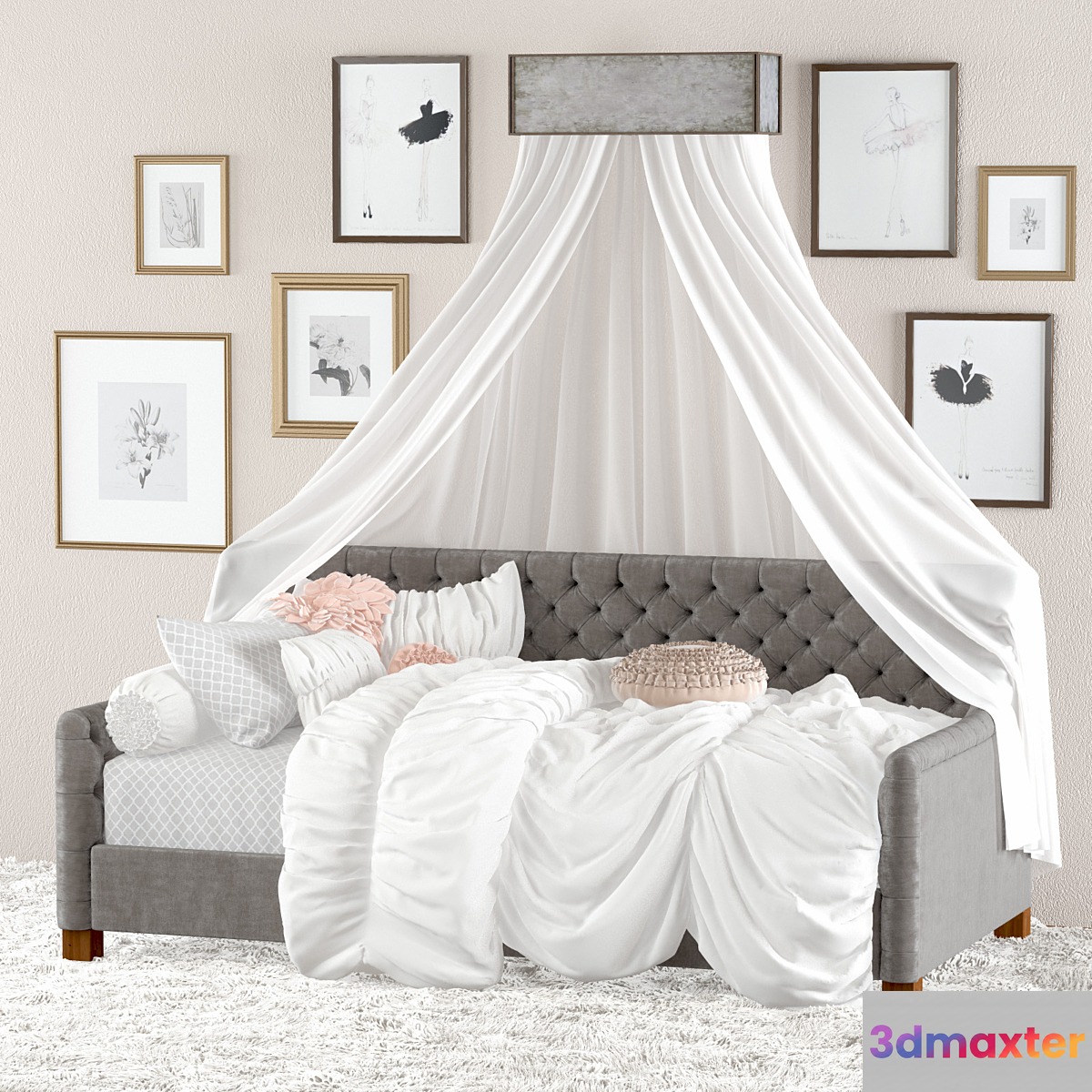 Devyn Tufted Velvet Daybed  Restoration Hardware