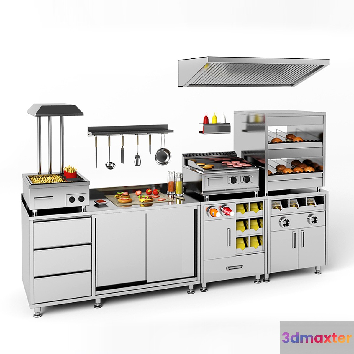 Orest equipment for fast food - No.2 3D Max