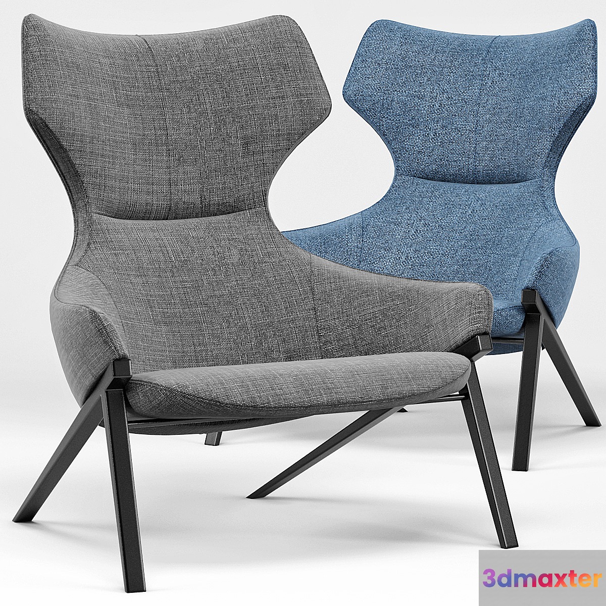 Umberto Lounge Chair 3D Max