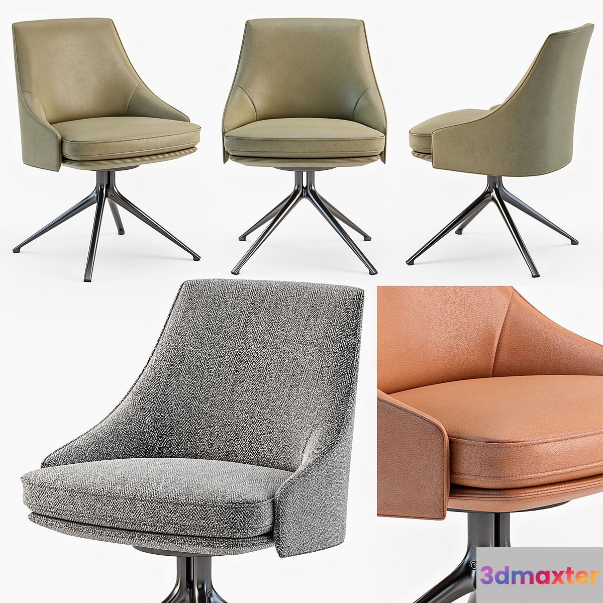 Poliform Stanford chair 3D Max
