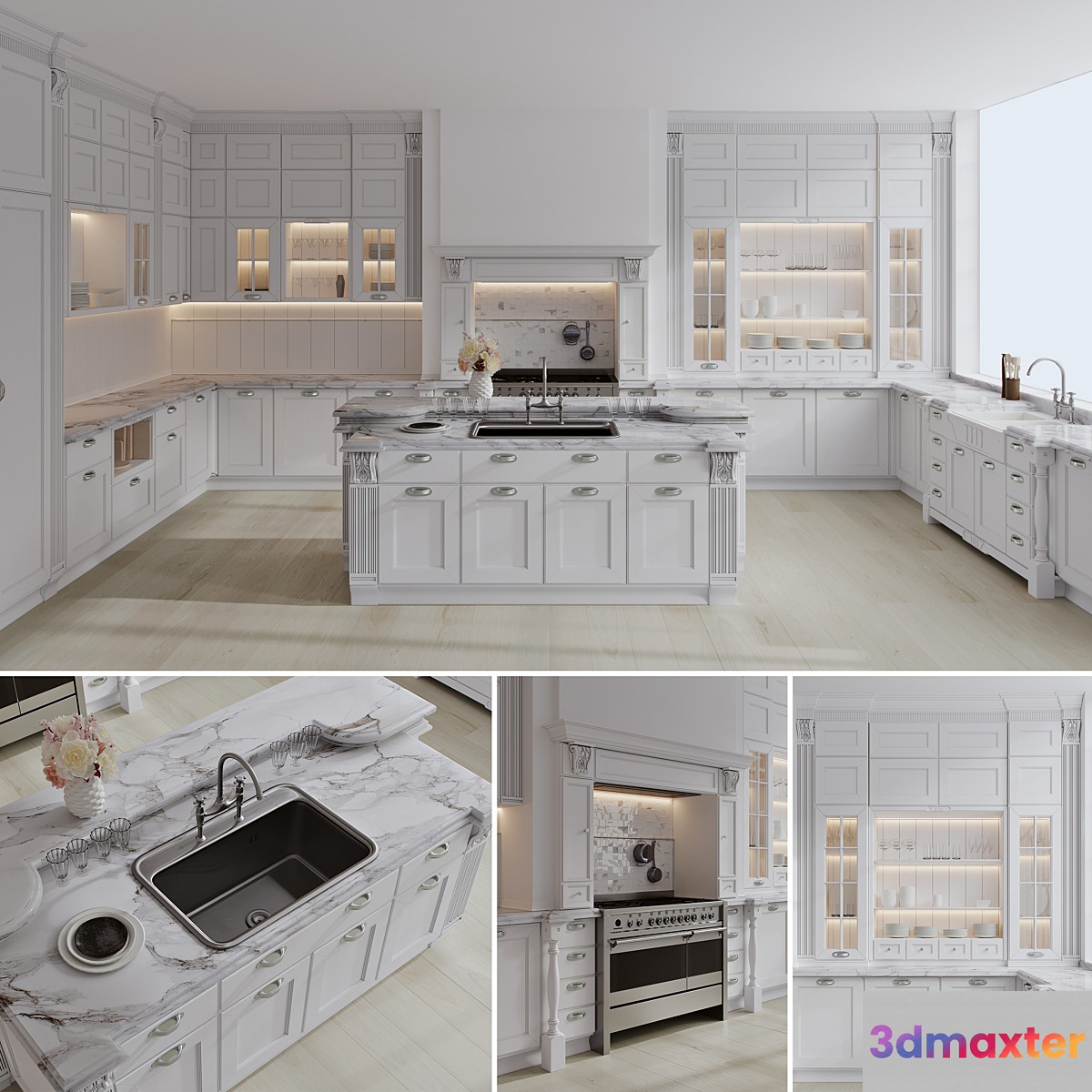 Cuisine Aster Opera 3D Max